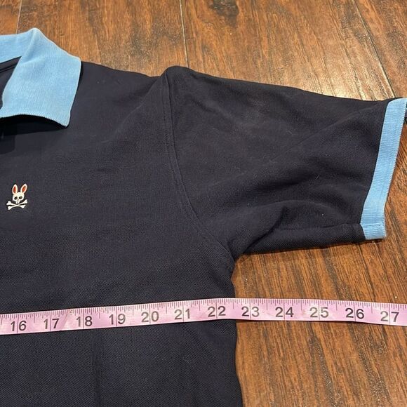 Psycho Bunny Navy Polo shirts
Size XXL navy with light blue collar EUC - Picture 6 of 8